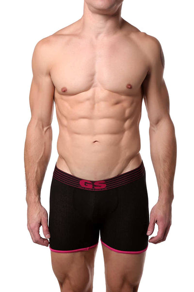 Go Softwear Black/Fuchsia Pop Volt Reveal Boxer-Jock