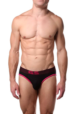 Go Softwear Black/Fuchsia Pop Volt Reveal Jock-Brief thumbnail 1