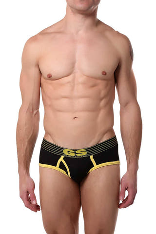 Go Softwear Black/Lemon Pop-Noir Brief
