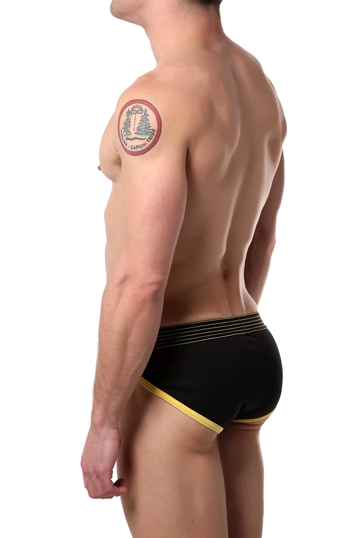 Go Softwear Black/Lemon Pop-Noir Sporty Brief