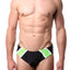 Go Softwear Black/Lime Tropix Swim Bikini Brief
