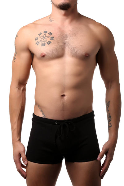 Go Softwear Black Lumber Jack Lounge Short