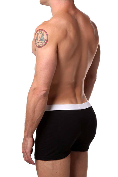Go Softwear Black Padded-Rear Boxer Brief