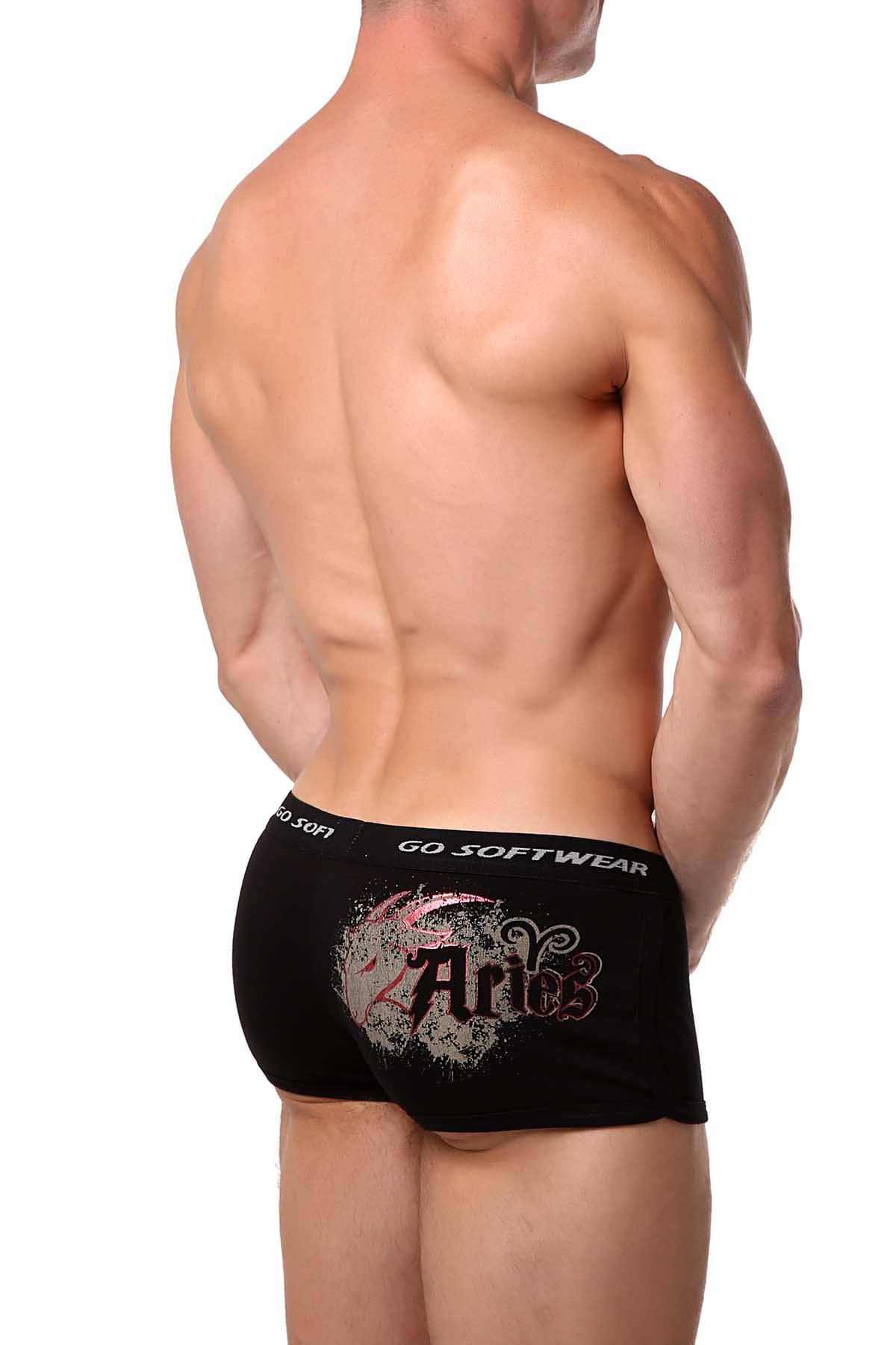 Go Softwear Black/Red Aries Retro Short