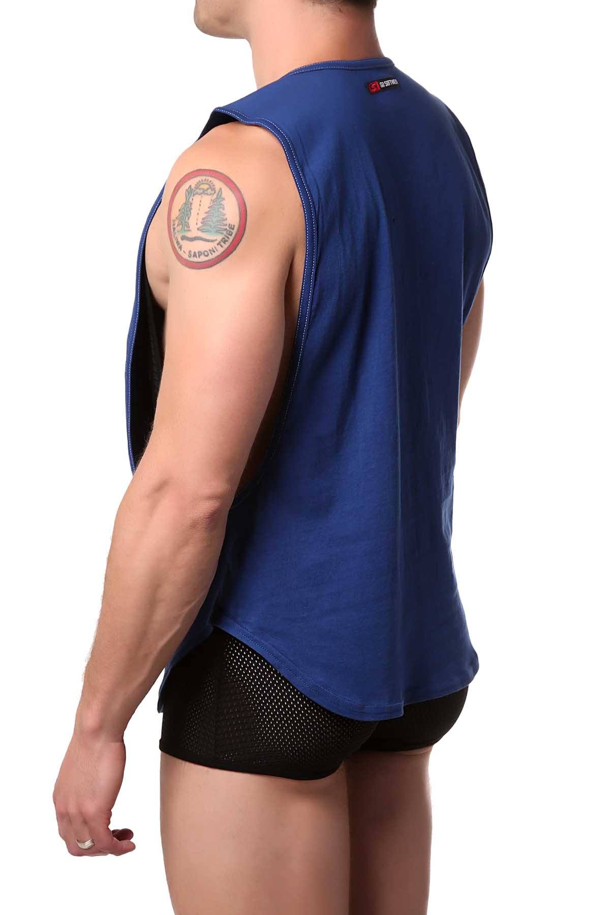 Go Softwear Cadet-Blue Air Muscle Tee