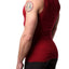 Go Softwear Cardinal-Red Rib Tank Top