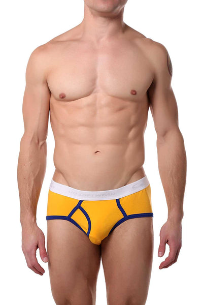 Go Softwear Gold/Royal California Classic Boy Brief