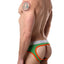 Go Softwear Green/Orange Pop-Color Cut-Out Jock-Brief