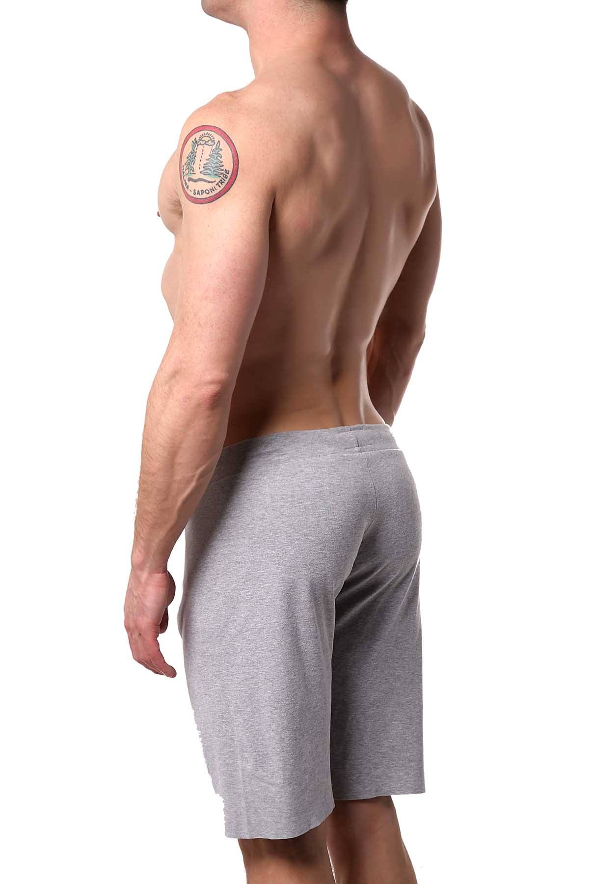 Go Softwear Heather-Grey 16-Inch Cut-Off Short