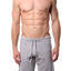 Go Softwear Heather-Grey 16-Inch Cut-Off Short