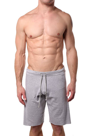 Go Softwear Heather-Grey 16-Inch Cut-Off Short