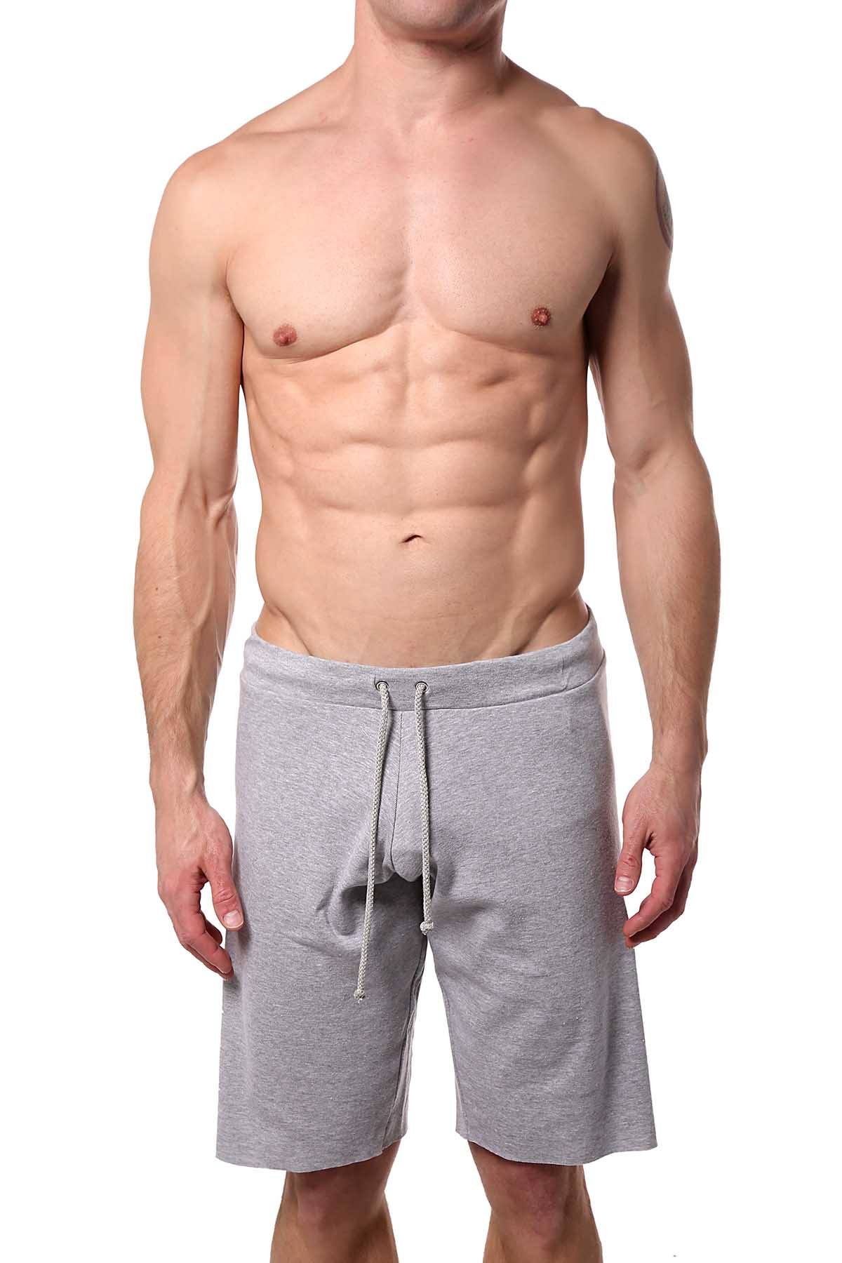 Go Softwear Heather-Grey 16-Inch Cut-Off Short