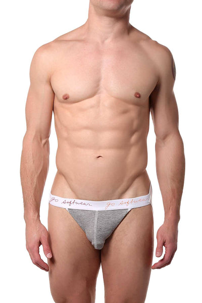 Go Softwear Heather-Grey POP Jockstrap