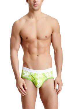 Go Softwear Lime Hibiscus Boy Brief thumbnail 1
