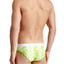 Go Softwear Lime Hibiscus-Print Low-Rise Brief