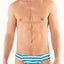 Go Softwear Malibu Blue Cabana Stripe Swim Thong