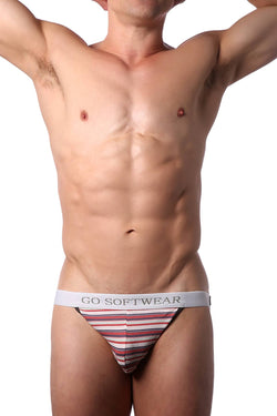 Go Softwear Mauve Monterey Stripe Jock thumbnail 3