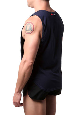 Go Softwear Navy-Blue Air Muscle Tee thumbnail 2
