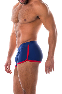 Go Softwear Navy/Red Playa Square Cut Swim Bottom thumbnail 1