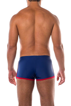 Go Softwear Navy/Red Playa Square Cut Swim Bottom thumbnail 3