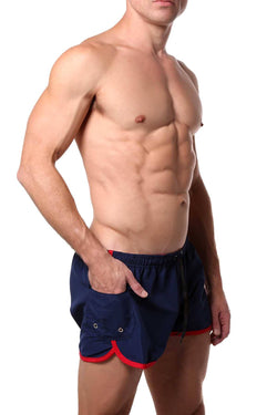 Go Softwear Navy/Red Surfrider Swim Short thumbnail 1