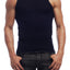 Go Softwear Navy Rib Tank-Top