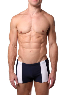Go Softwear Navy/White Victor Square-Cut C-Ring Brief thumbnail 1