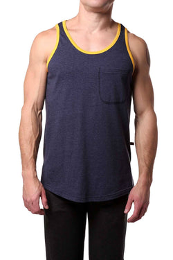 Go Softwear Navy/Yellow Zenith Mod Tank thumbnail 1