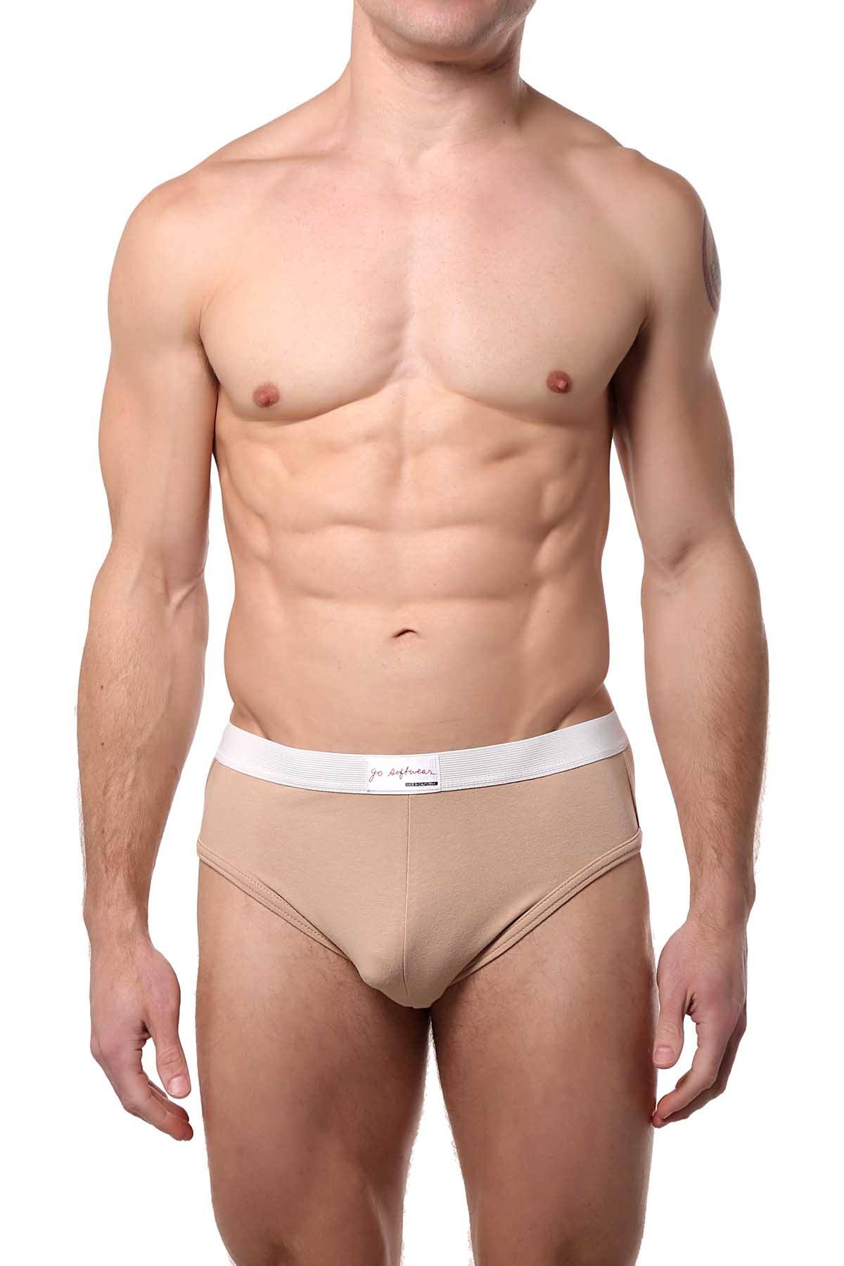 Go Softwear Nude-Beige Original Padded-Butt Brief