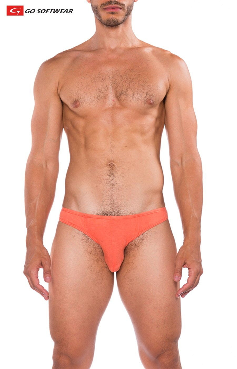 Go Softwear Orange Miami Heat Thong
