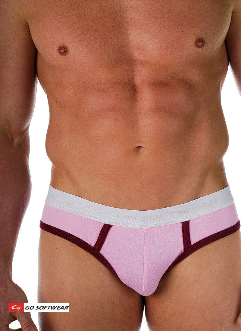 Go Softwear Pink Cal Classic Lo-Rise Brief
