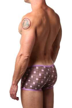 Go Softwear Pink Geo V-Front Square Cut Swim Bottom thumbnail 3