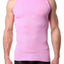 Go Softwear Pink Rib Tank-Top