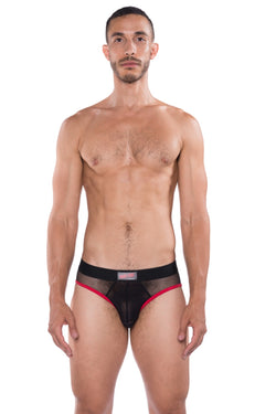 Go Softwear Red Flexxx Mesh Jock Brief thumbnail 1