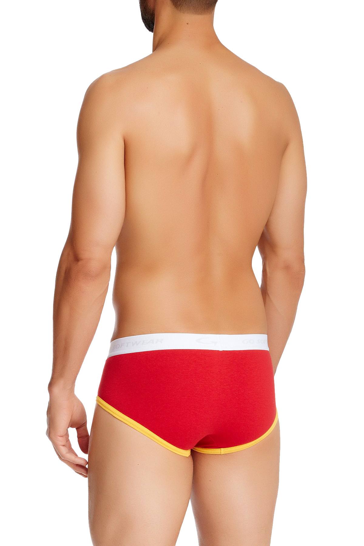 Go Softwear Red/Gold California Classic Boy Brief