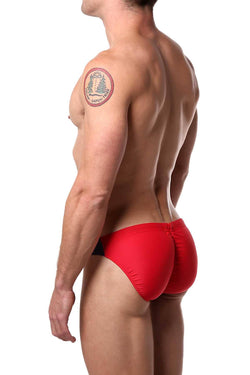 Go Softwear Red/Navy Gunnar Hi-Cut Swim Bikini thumbnail 2
