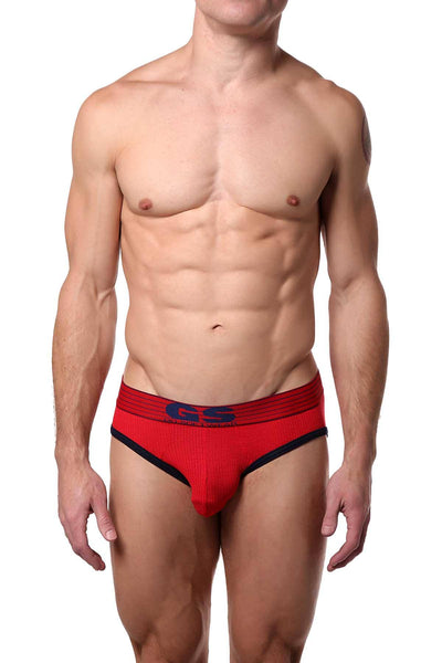 Go Softwear Red/Navy Pop Volt Reveal Jock-Brief