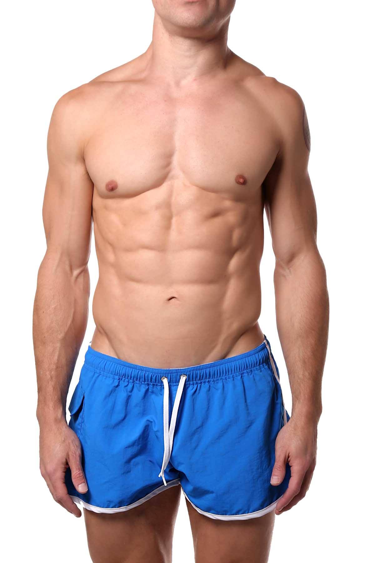 Go Softwear Royal/White Surfrider Swim Short