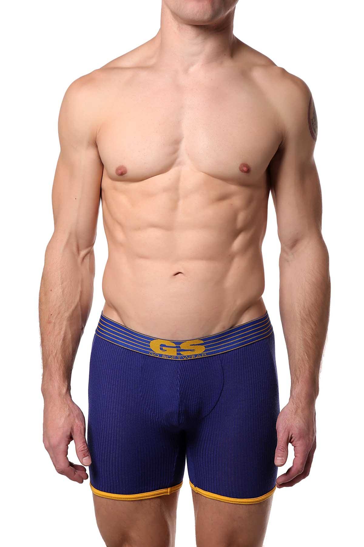 Go Softwear Royal/Yellow Pop Volt Reveal Boxer-Jock