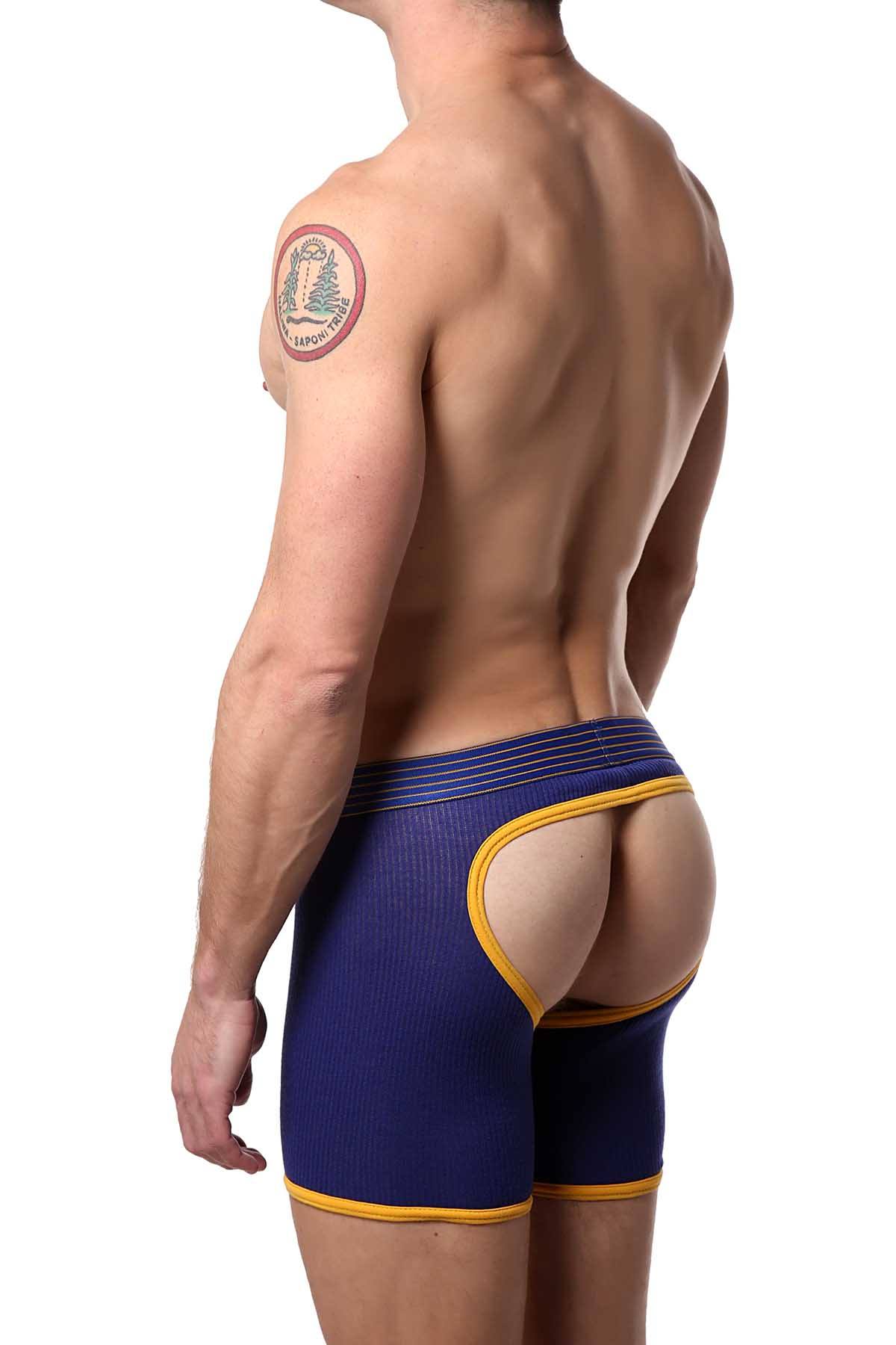 Go Softwear Royal/Yellow Pop Volt Reveal Boxer-Jock