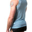 Go Softwear Sky-Blue 4-PLAY Mesh Tank Top