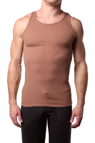 Go Softwear Suede Rib Tank Top