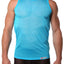 Go Softwear Turquoise 4 Play Mesh Tank Top
