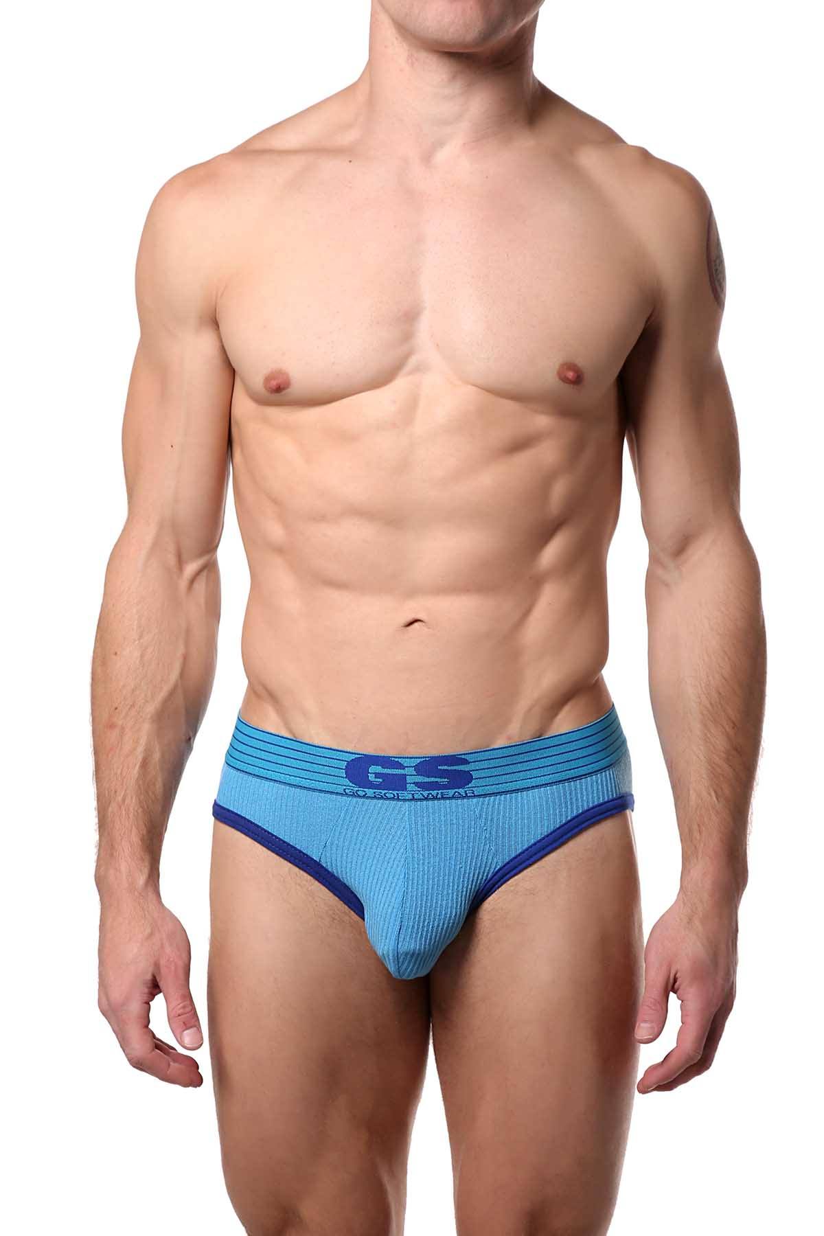 Go Softwear Turquoise/Royal Pop Volt Reveal Jock-Brief