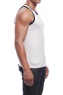 Go Softwear White/Black Cal. Classic Tank Top thumbnail 2