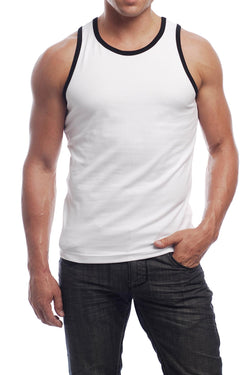 Go Softwear White/Black Cal. Classic Tank Top thumbnail 1