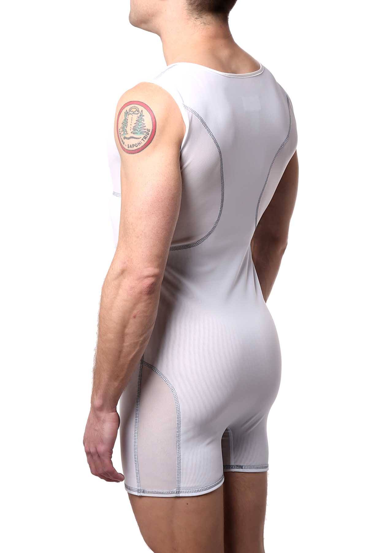 Go Softwear White Body-Shaper Body-Suit