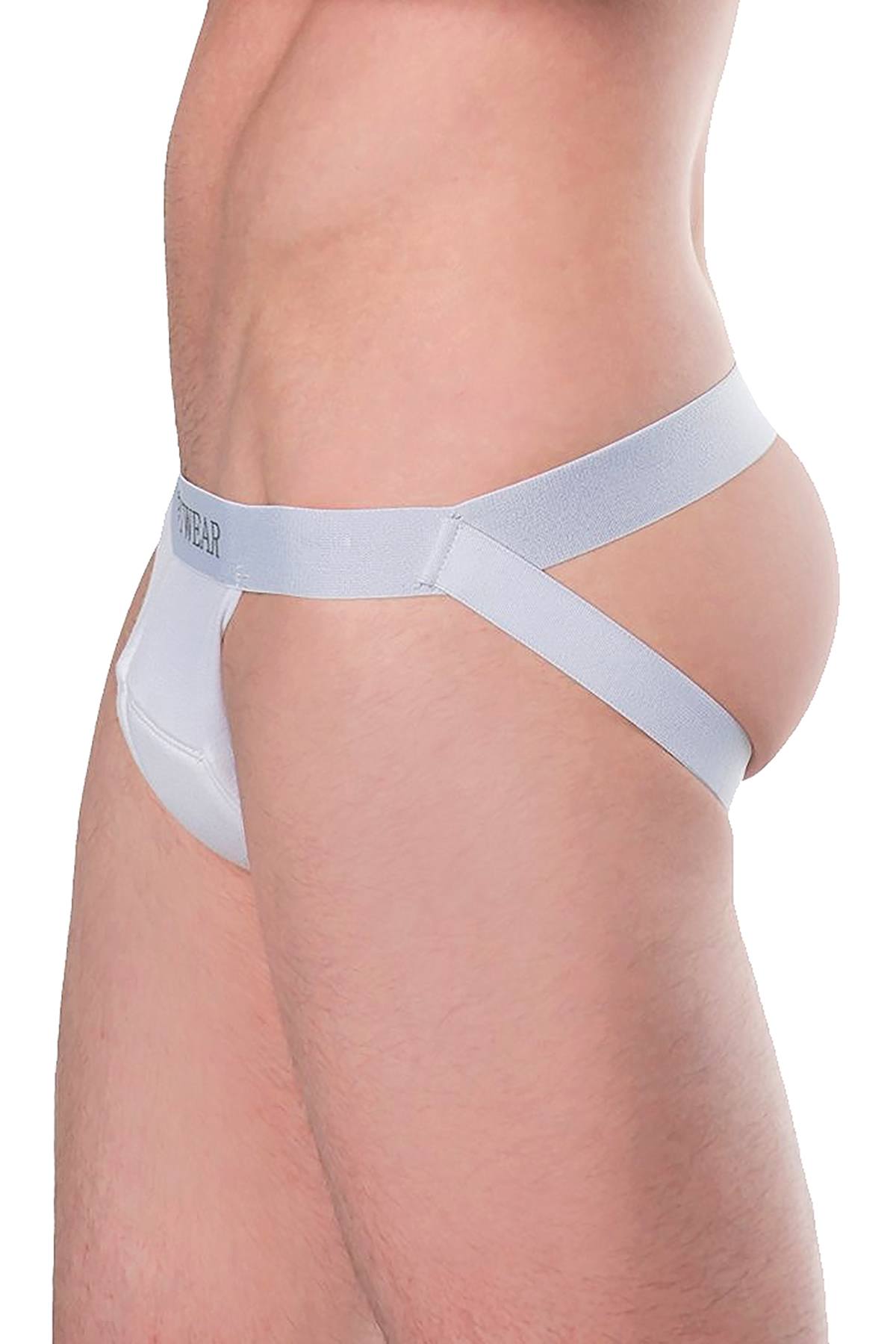 Go Softwear White Front-Padded Sculpt Jock