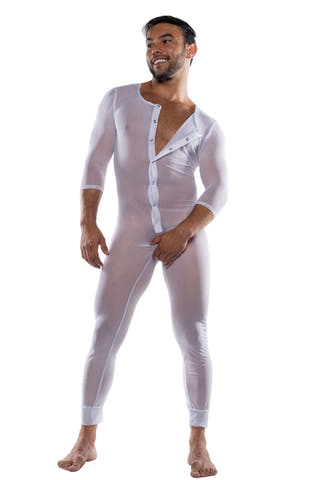 Go Softwear White HC Skin Duke Sheer Union Suit