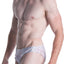 Go Softwear White Hologram Swim Brief